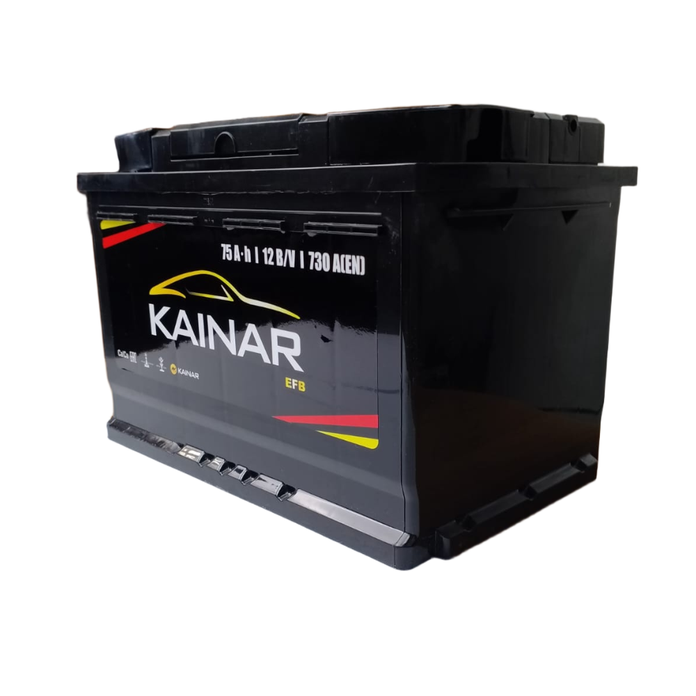 Аккумулятор KAINAR EFB 6ст-75 Ач, о.п.