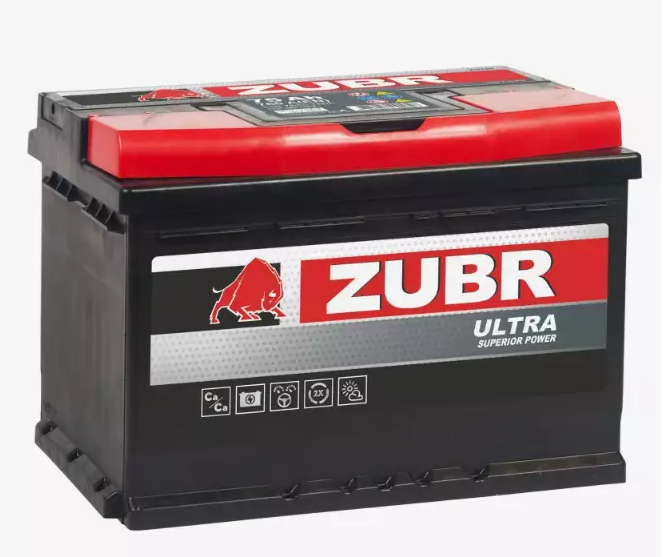 Аккумулятор ZUBR ULTRA  6ст-50 Ач, о.п. 207*175*190