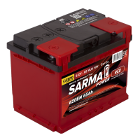 Аккумулятор SARMA power RED 6ст-65 Ач п.п.