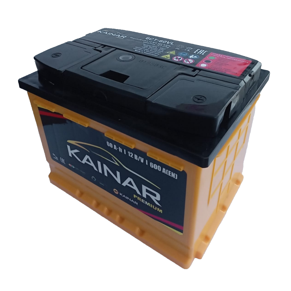 Аккумулятор KAINAR Premium 6ст-60 Ач, о.п.