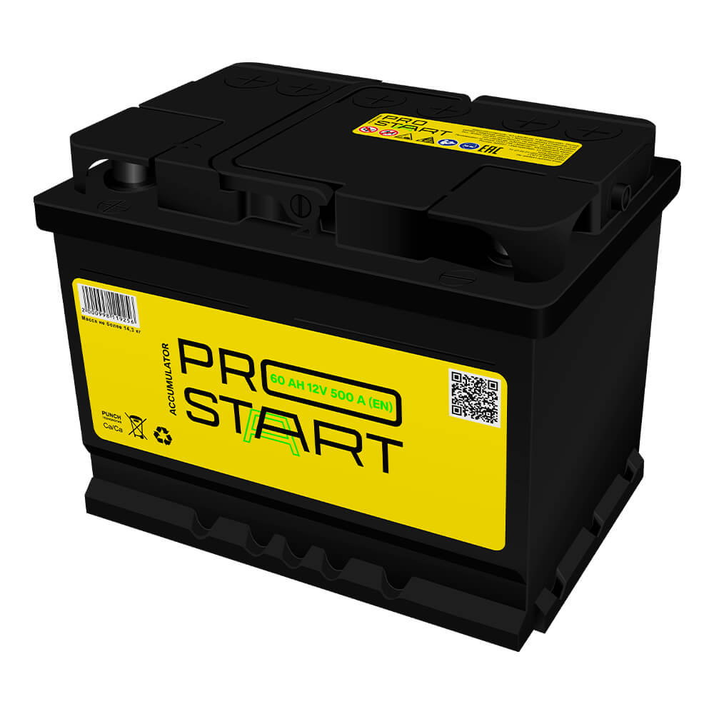 Аккумулятор PRO START 6СТ-60 Ач, п.п.