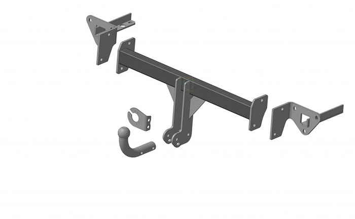 Фаркоп Subaru Forester с 2018  года выпуска (5-е поколение) 8502