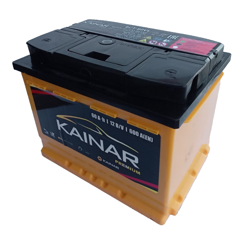 Аккумулятор KAINAR Premium 6ст-60 Ач, п.п.