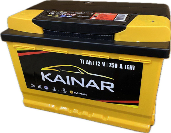 Аккумулятор KAINAR 6ст-77 Ач, о.п.