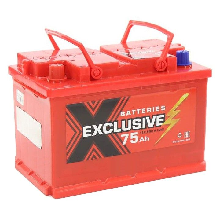 Аккумулятор Exclusive 6ст-75 Ач, п.п.