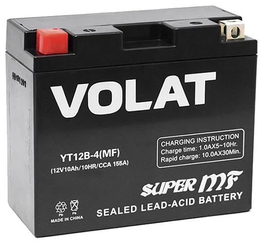 VOLAT 10Ач YT12B-4 (MF)