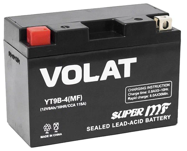 VOLAT 8Ач YT9B-4 (MF)