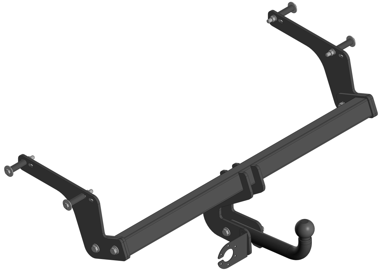 Фаркоп Nissan Terrano 3пок. 2014-22,Renault Duster 2011-...Kaptur 1п. дорест 2016-20  17041А