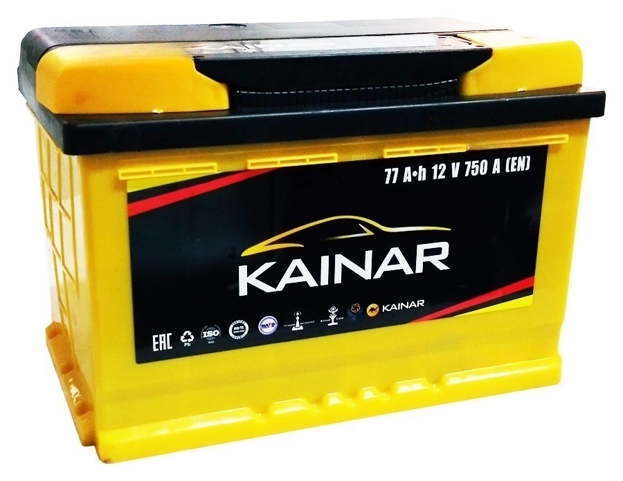 Аккумулятор KAINAR 6ст-77 Ач, п.п.