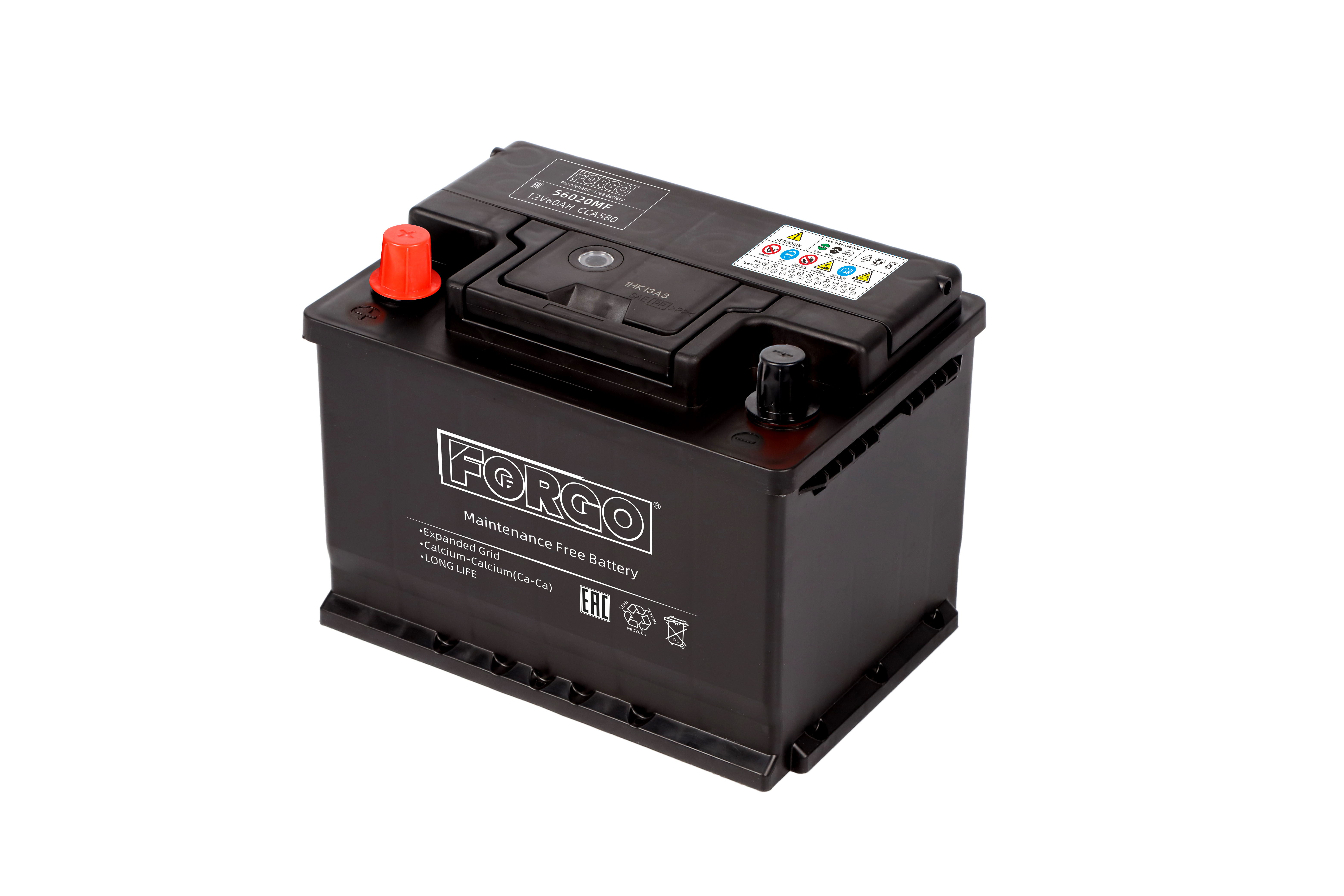 Аккумулятор FORGO 6ст-60 Ач п.п. 56020MF