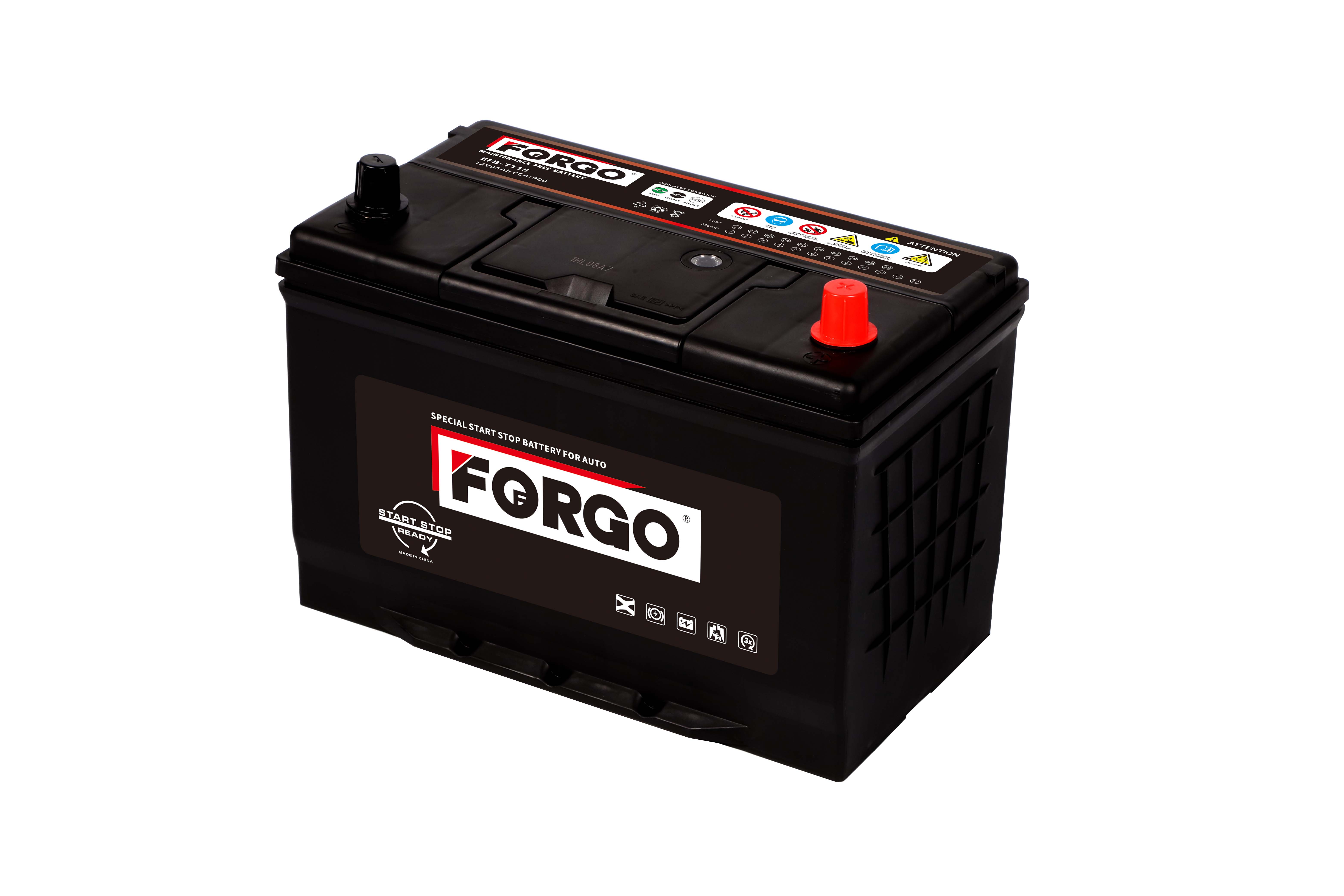 Аккумулятор FORGO EFB 6ст-100 Ач, о.п. азия EFB T115