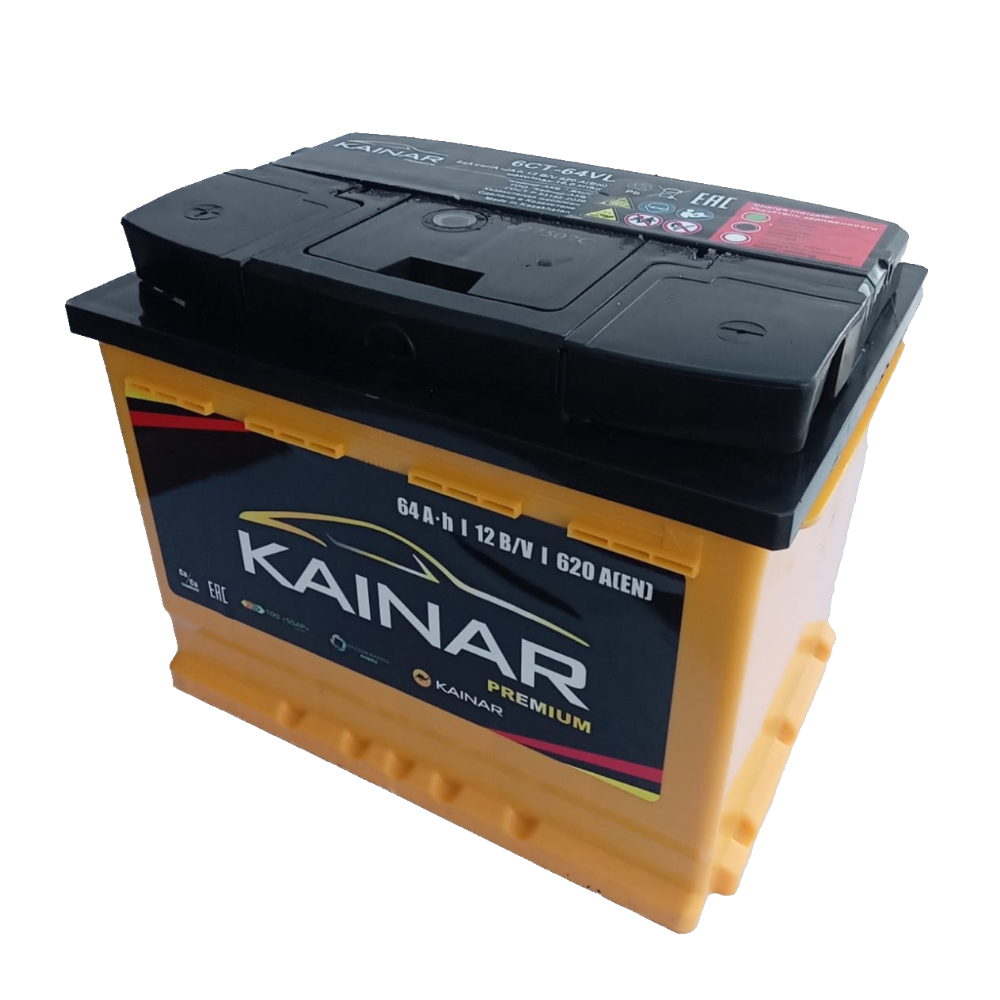Аккумулятор KAINAR Premium 6ст-64 Ач, п.п.