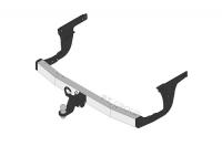 Фаркоп Volkswagen Taos 2021-  С НЕРЖ Накладкой квадрат  ПТ Групп