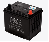 Аккумулятор FORGO 6ст-65 Ач, пуск.ток 600 о.п. азия 75D23LMF