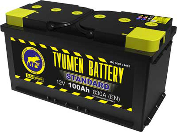 Аккумулятор Тюмень Standart 6ст-100 Ач , п.п.