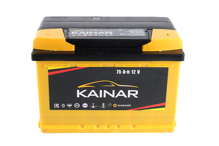 Аккумулятор KAINAR 6ст-75 Ач, о.п.