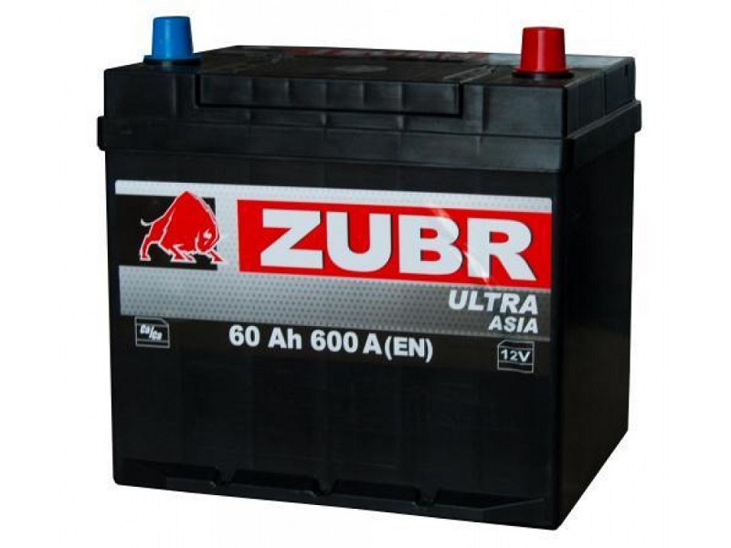 Аккумулятор ZUBR ULTRA  ASIA 6ст-60 Ач  о.п.
