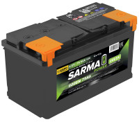 Аккумулятор SARMA power GREEN 6ст-75 Ач о.п.