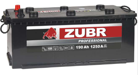 Аккумулятор ZUBR Professional 6ст-190 Ач  о.п.