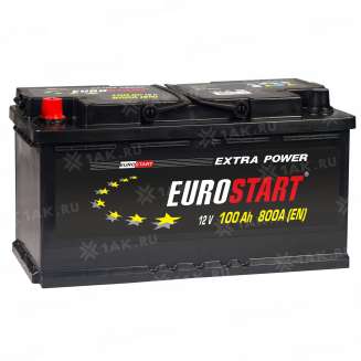 Аккумулятор  EUROSTART Extra Power  6ст-100  п.п.