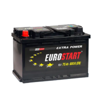 Аккумулятор  EUROSTART Extra Power  6ст-75  п.п. Аккумулятор  EUROSTART Extra Power  6ст-75  п.п.