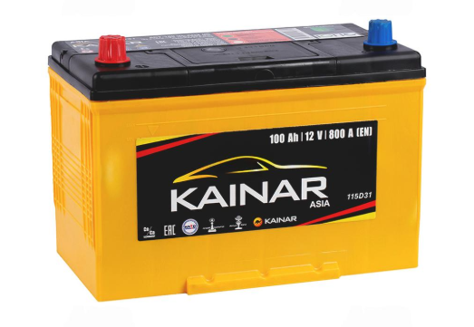 Аккумулятор KAINAR Asia 6ст-100 Ач, п.п.