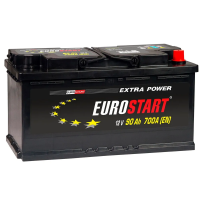 Аккумулятор  EUROSTART Extra Power  6ст-90  о.п.