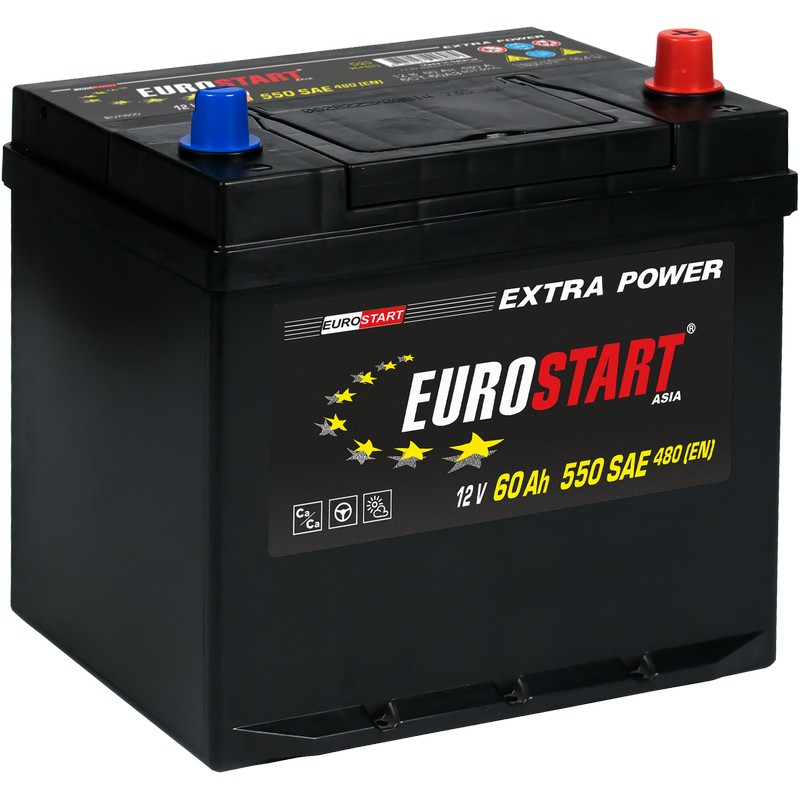 Аккумулятор  EUROSTART Extra Power ASIA  6ст-60  о.п.