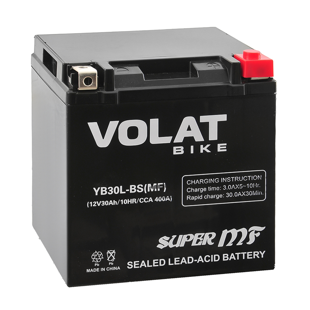 VOLAT 30Ач  YB30L-BS (MF)