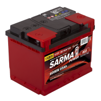 Аккумулятор SARMA power RED 6ст-65 Ач 0.п.