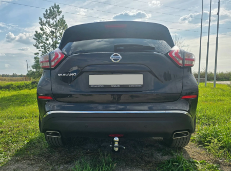 Фаркоп Nissan Murano Z52 3пок.  2014-2024  квад Уникар 17687Е