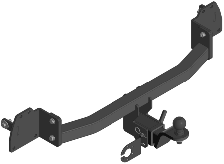 Фаркоп Toyota Prius IV пок. дорест. 2015-2019 квадрат Уникар 18084А