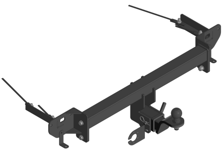 Фаркоп Chery Tiggo 8 Pro Max 2021- г.в.квадрат  (Уникар) 27273A