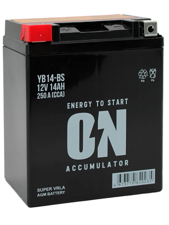 ON AGM 14Ач п.п YB14-BS ON AGM 14Ач п.п YB14-BS