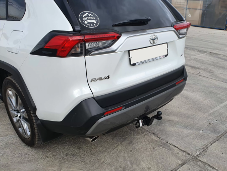 Фаркоп Toyota RAV4 Vпок18-.,гибрид Китай 19-25, Harrier IVп. 20-,Venza IIп с20 - кв Уникар 01105Е