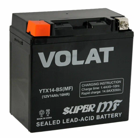 VOLAT 14Ач  YTX14-BS (MF)