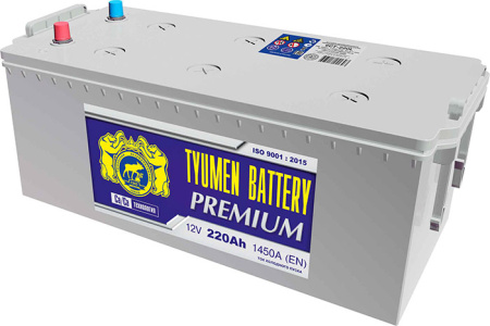 Аккумулятор Тюмень Premium 6ст-220 Ач, п.п.