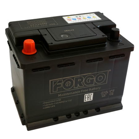 Аккумулятор FORGO 6ст-62 Ач п.п.56220MF