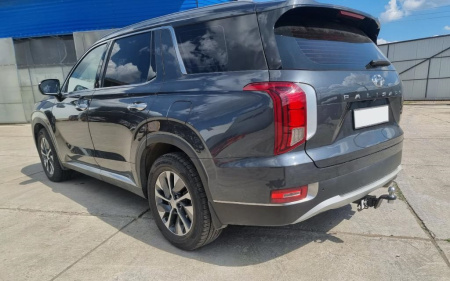 Фаркоп Hyundai Palisade I пок дорест. с 2018-2022 г. квадрат (Уникар) 12193F