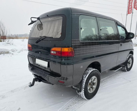 Фаркоп Mitsubishi Delica IV покол., рестайл 1994-2007 г.в.квадрат  (Уникар) 16662Е