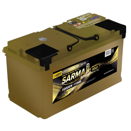 Аккумулятор SARMA power GOLD 6ст-110 Ач о.п.