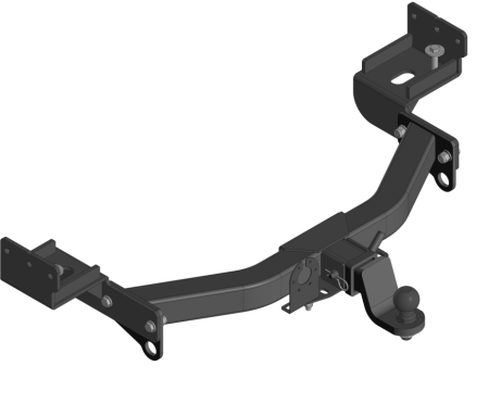 Фаркоп Mitsubishi Pajero Sport 2/3  c 2008- 2021 под квадрат Уникар 16134F