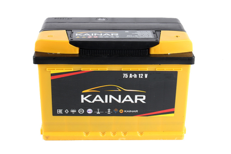 Аккумулятор KAINAR 6ст-75 Ач, о.п.