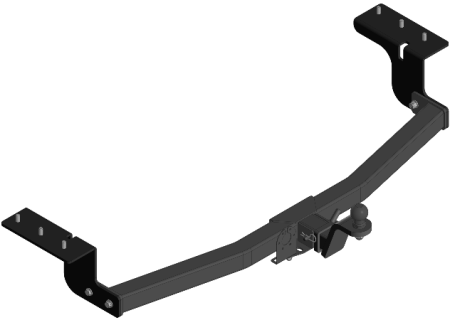 Фаркоп Kia Carnival 3 пок. 2014-2020 г.в.  квад Уникар 15209F