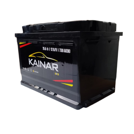 Аккумулятор KAINAR EFB 6ст-75 Ач, о.п. Аккумулятор KAINAR EFB 6ст-75 Ач, о.п.