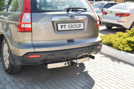 Фаркоп Honda CR-V 2007-2012 c нерж. накл  ПТ Групп