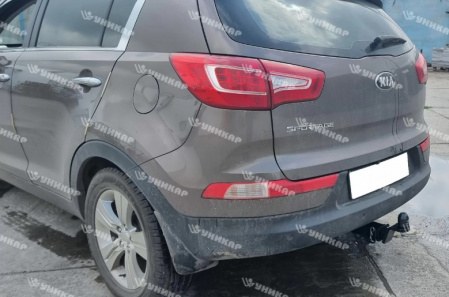 Фаркоп Hyundai ix35, Kia Sportage III поколения 2010-2016 Шар Е  (Уникар) 12201Е