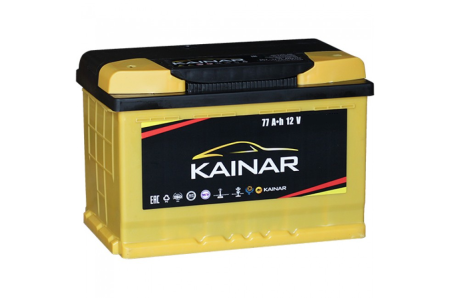 Аккумулятор KAINAR Premium 6ст-77 Ач, о.п.