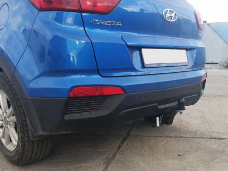 Фаркоп Hyundai Creta 1 и 2 пок 2015-2022 квадрат..Уникар 12068Е/12195Е
