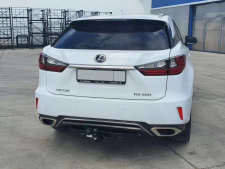 Фаркоп Lexus RX350  2015-2019 кузов AL20 квадрат Уникар 24165A